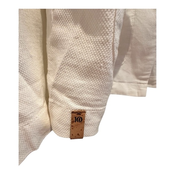 TenTree White/Cream Open Front Cardigan - Picture 2 of 6